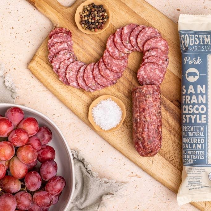 Foustman's Uncured Pork San Francisco Style Salami