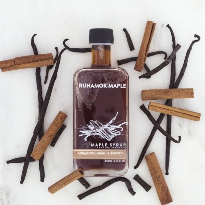Cinnamon + Vanilla Infused Maple Syrup