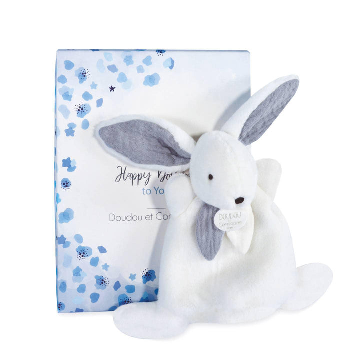 Sky Blue Rabbit Happy Doudou