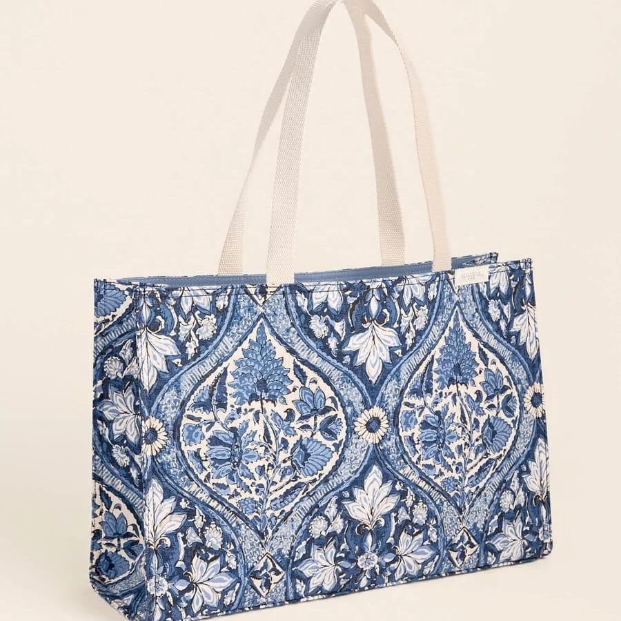 Japonica Cartouche Blue Market Tote