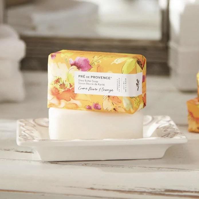 Crane Flower & Orange Soap Bar | Pre de Provence