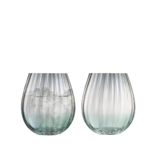 Dusk Stemless Water & Wine Set