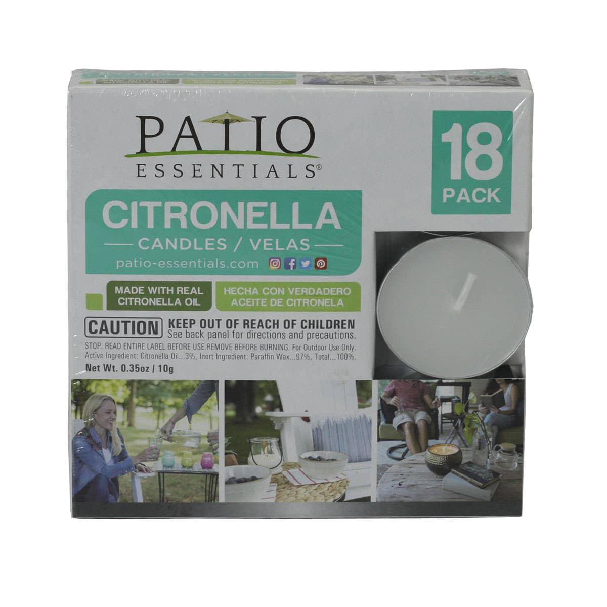 Citronella Tea Light Candle Pack