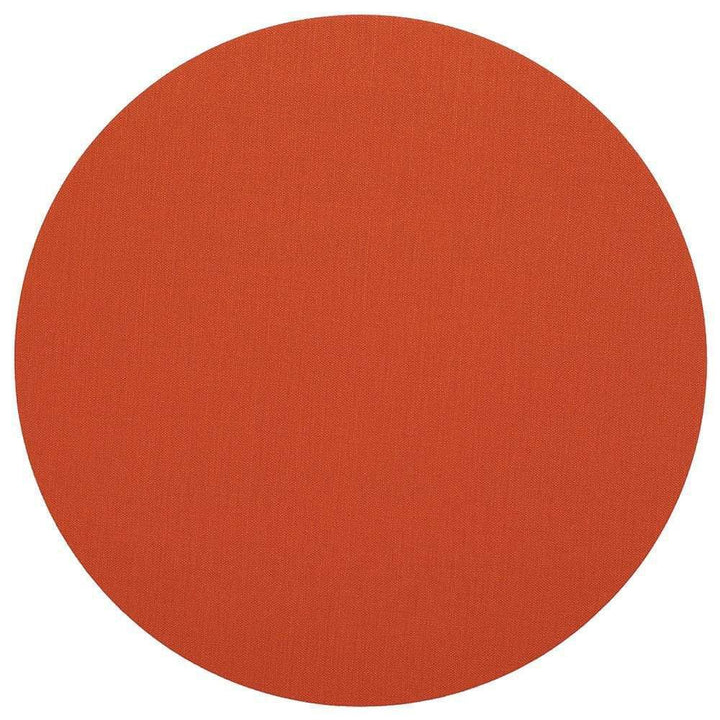 Classic Canvas Round Placemat | Orange