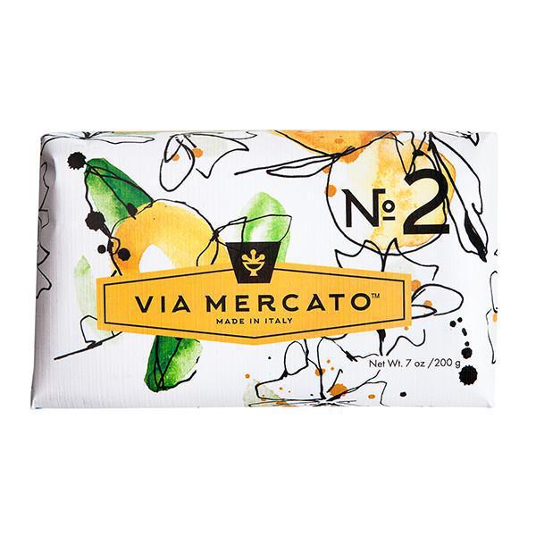 Via Mercato Soap No. 2 | Green Tea & White Musk