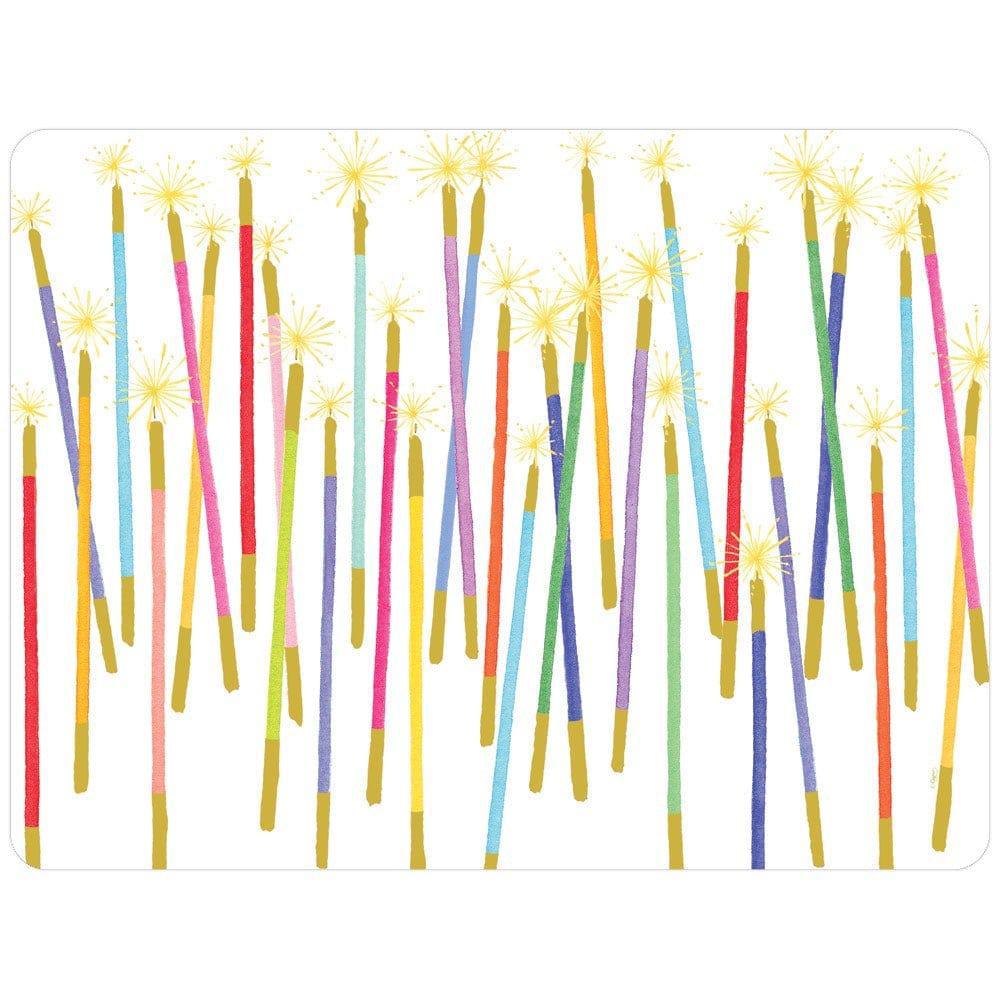 Candles Rectangle Paper Placemats