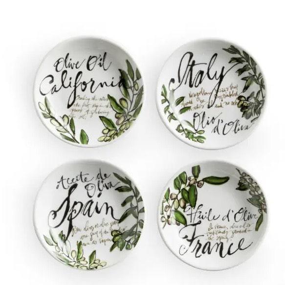 Olive Oil 4pc Dipping Dish Set
