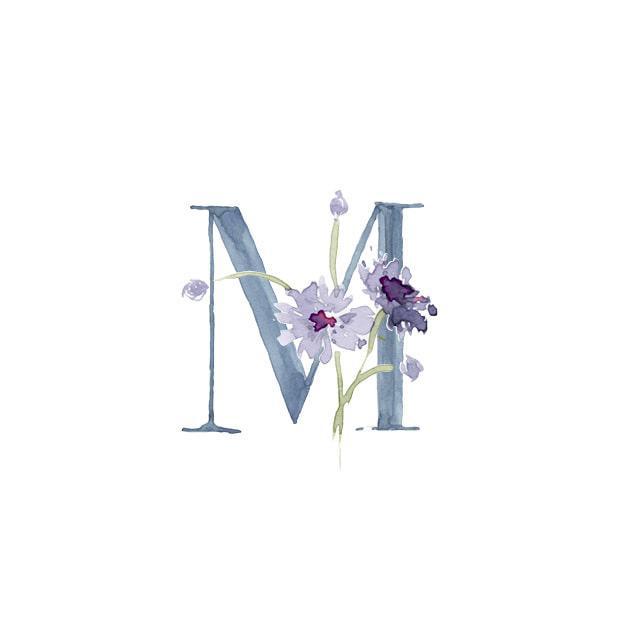 Wildflower Alphabet Notecard Set