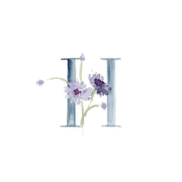 Wildflower Alphabet Notecard Set