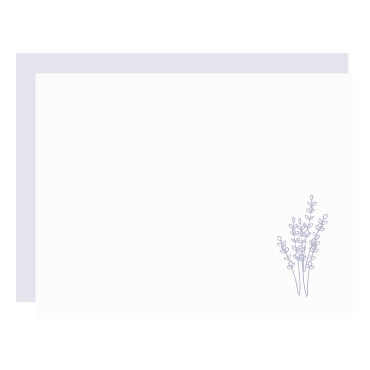 Lavender Flat Note Boxed Set