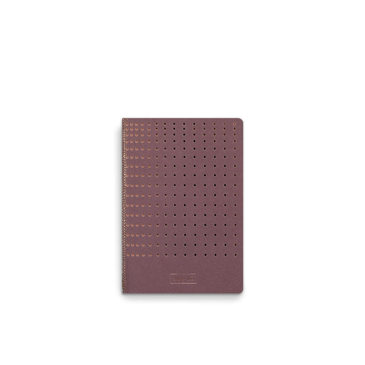 Gridded Burgundy Note Booklet