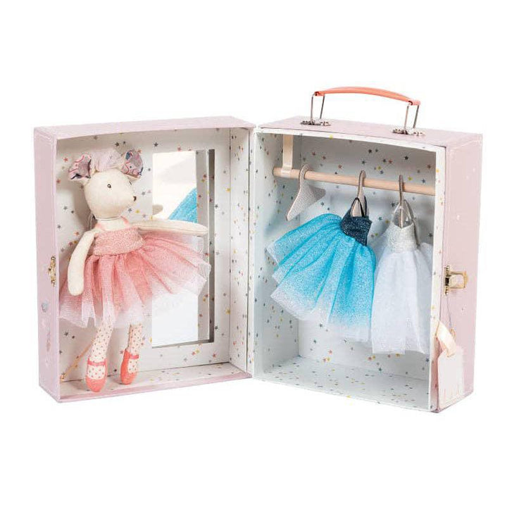 Suitcase Ballerina Mouse in Wardrobe