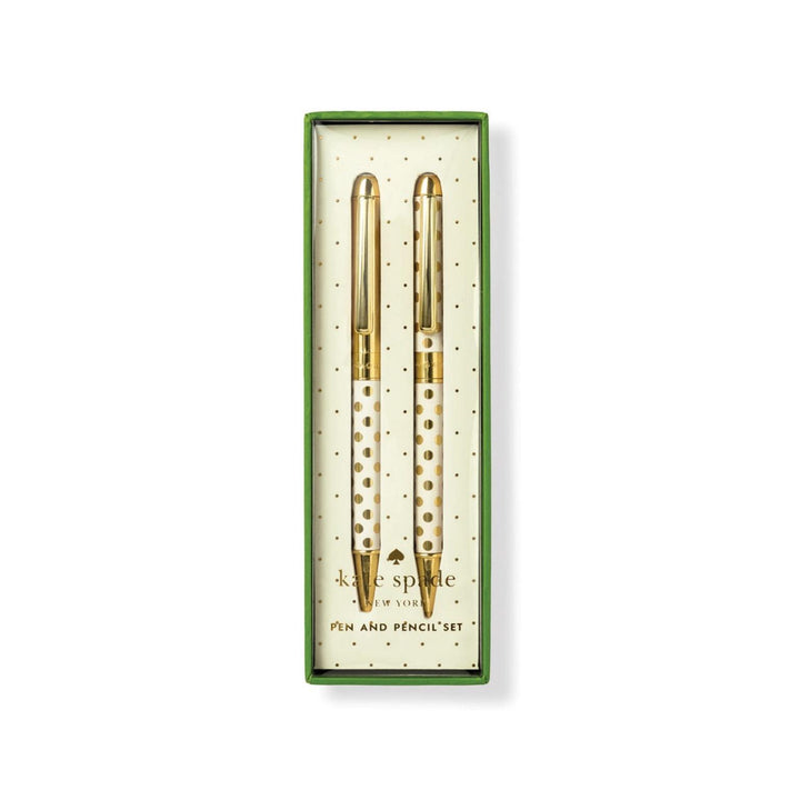 kate spade new york Pen And Pencil Set | Gold Dot