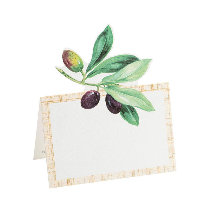Olive Grove Die-Cut Place Cards in Natural