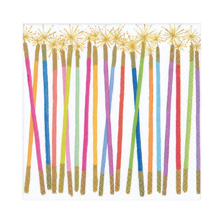 Party Candles Luncheon Napkins