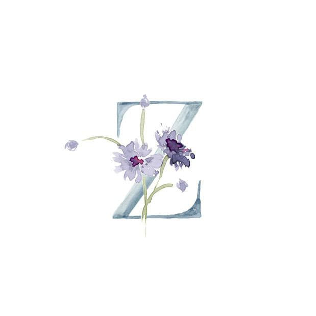 Wildflower Alphabet Notecard Set