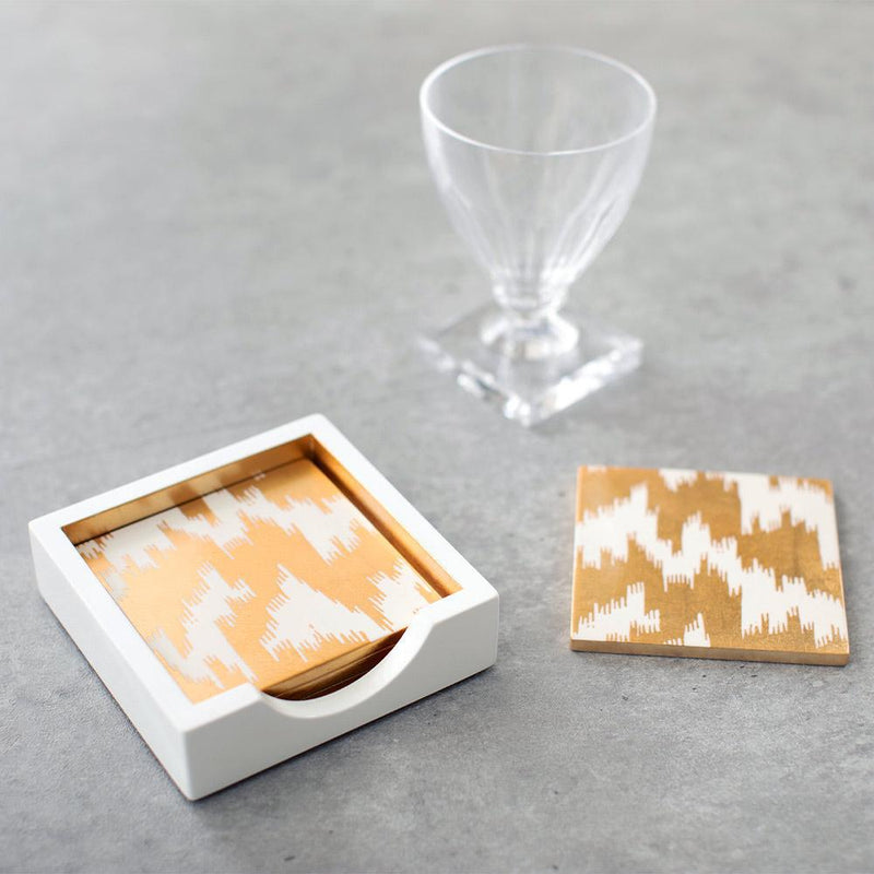 Set of Resin Wood Coasters Drink Coasters Unique Handmade Coaster Wooden  Drinkware Modern Coasters Set of 4 