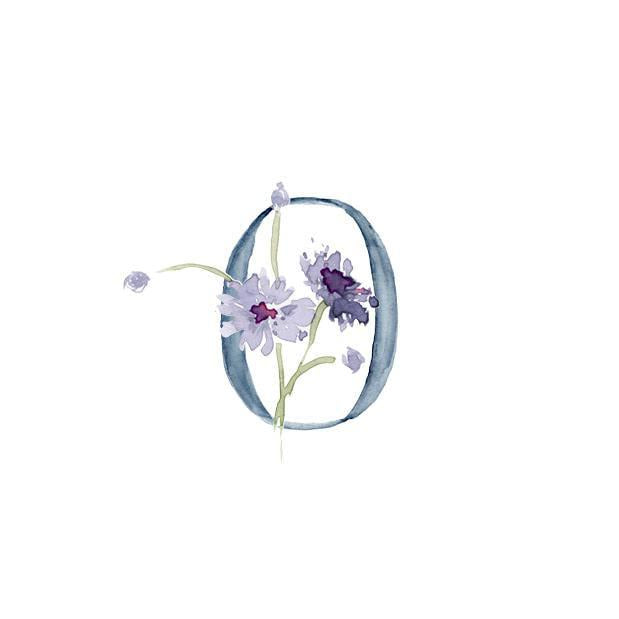 Wildflower Alphabet Notecard Set