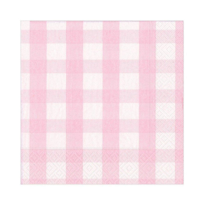 Gingham Luncheon Napkins | Pink