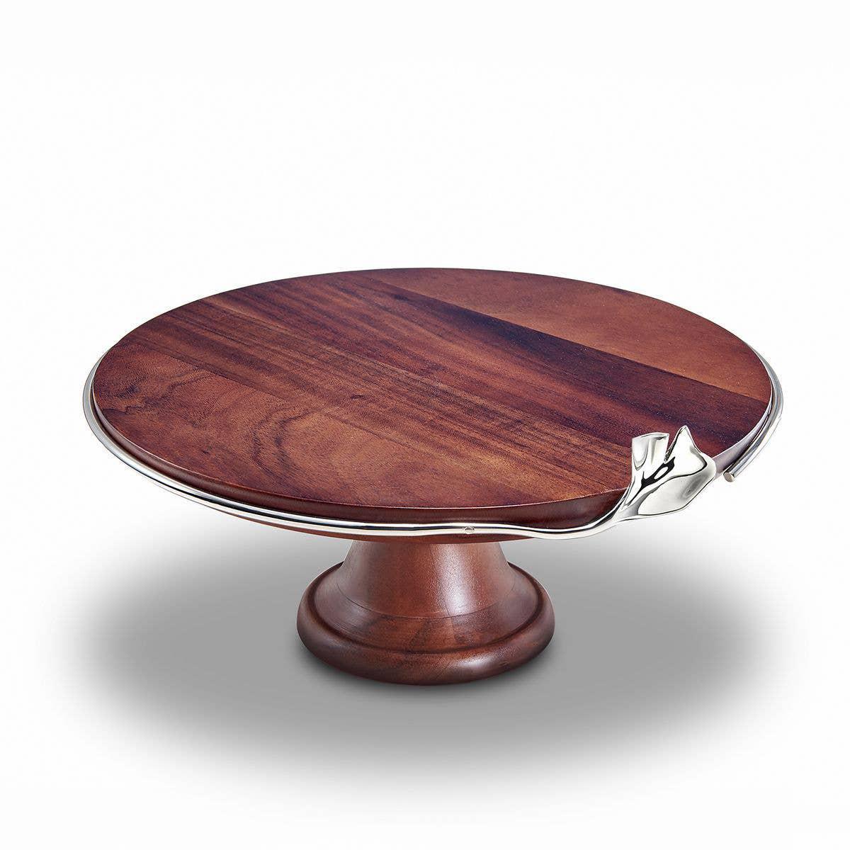 Ginkgo Wood Cake Stand