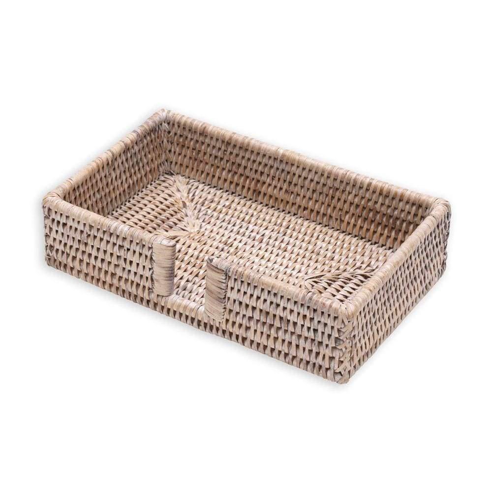 Natural Rattan Guest Towel Napkin Holder