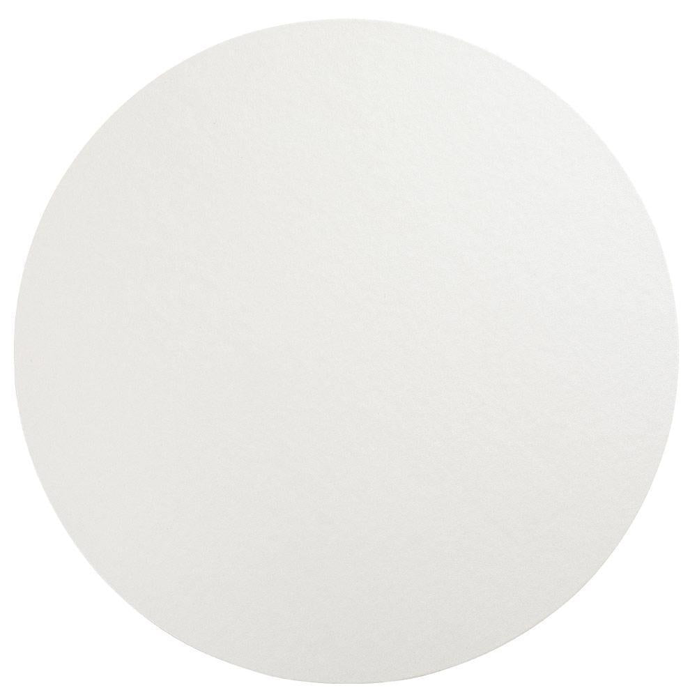 Luster Round Felt-Backed Placemat | Pearl