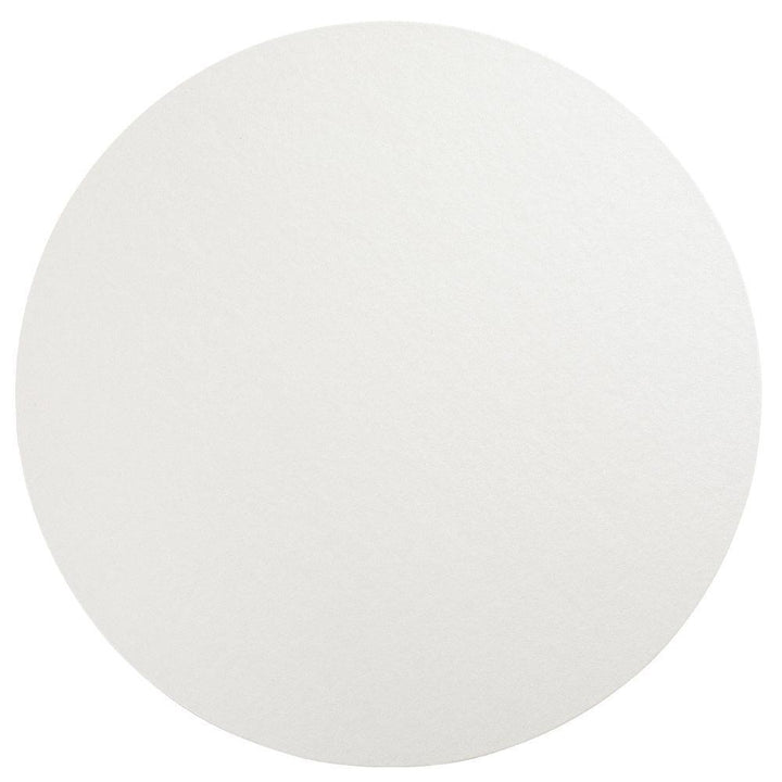 Luster Round Felt-Backed Placemat | Pearl