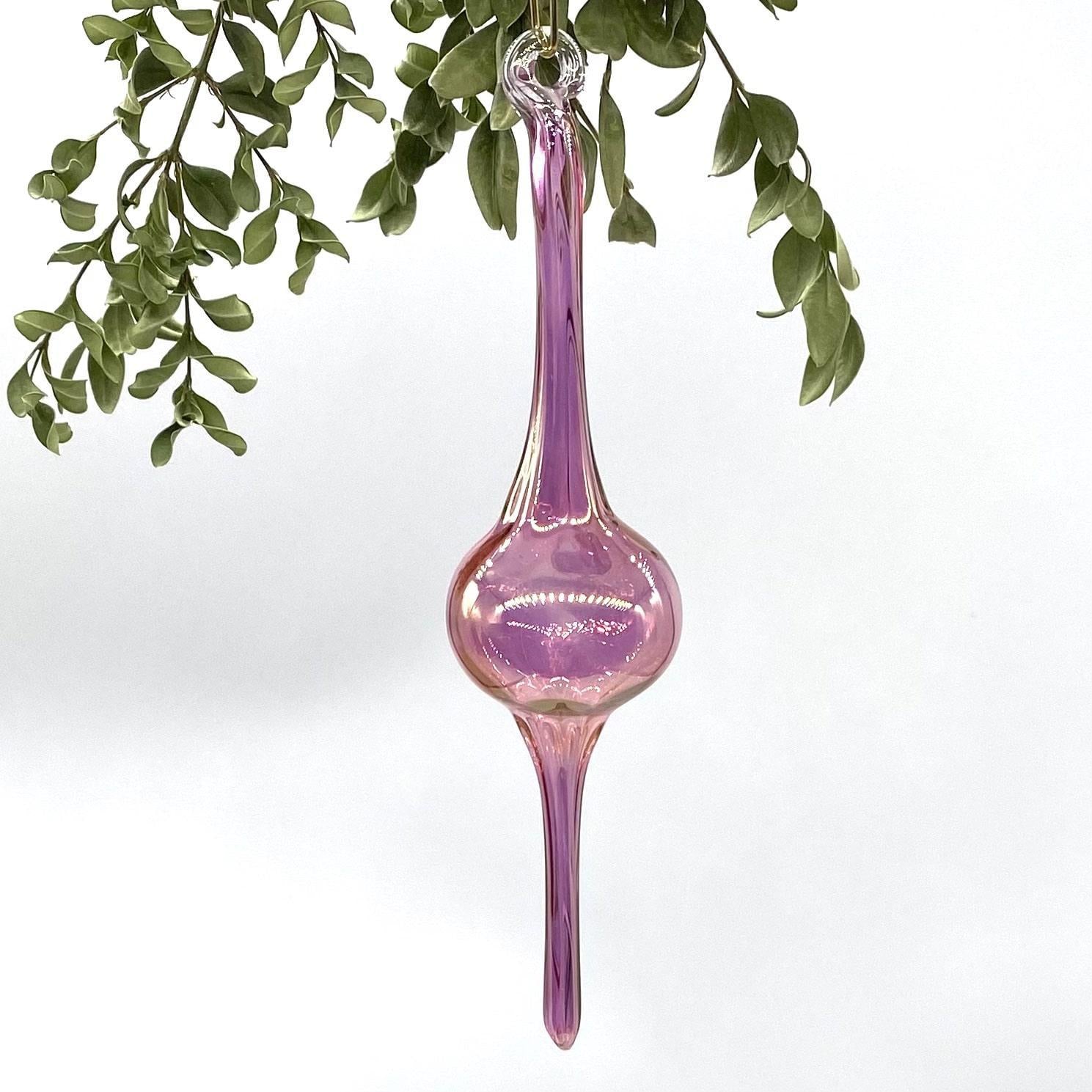 Assorted Bulb Glass Icicle Ornaments