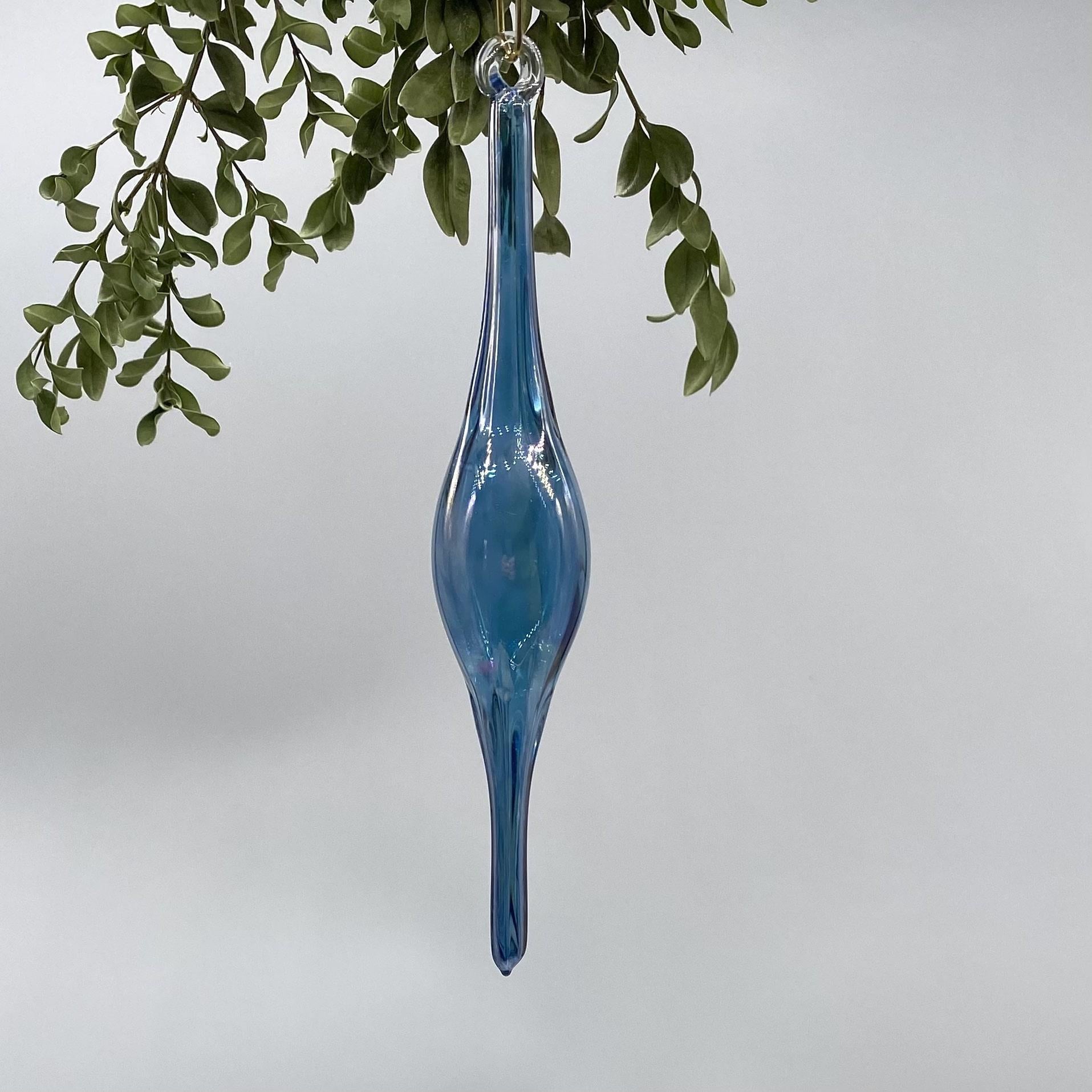 Swirled Glass Icicle