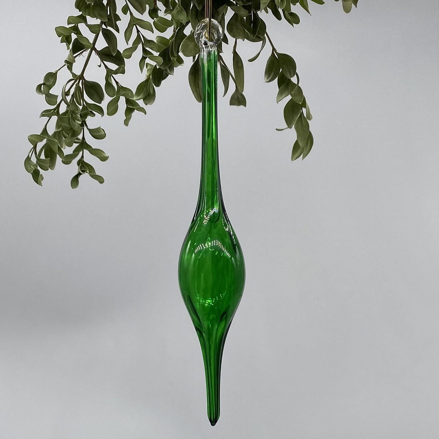 Swirled Glass Icicle