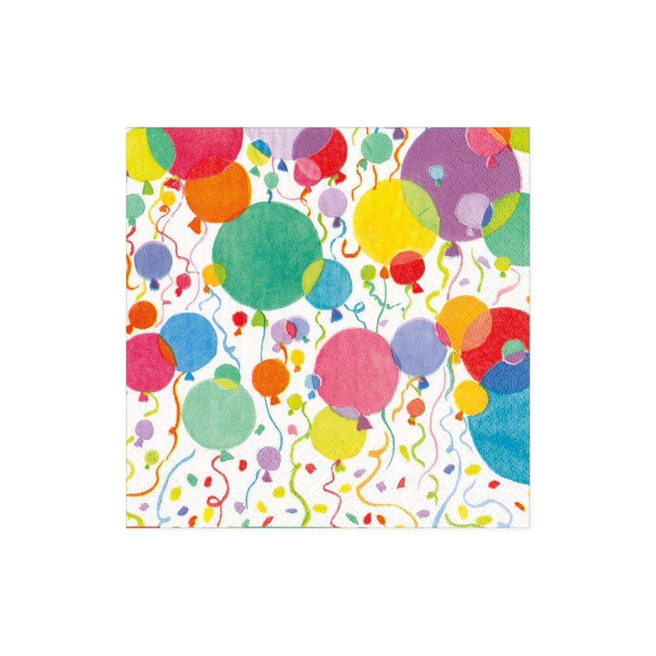 Balloons and Confetti Cocktail Napkins