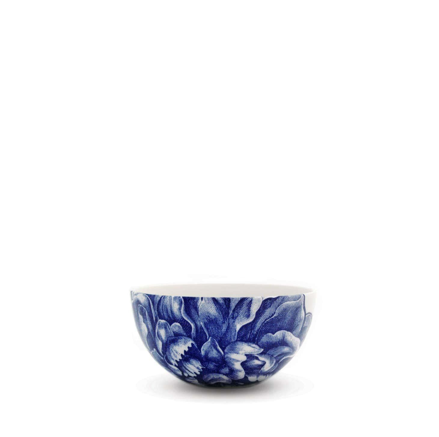 Peony Blue Snack Bowl