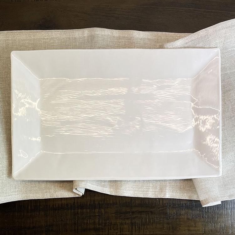 Melamine Serving Platter | Cream