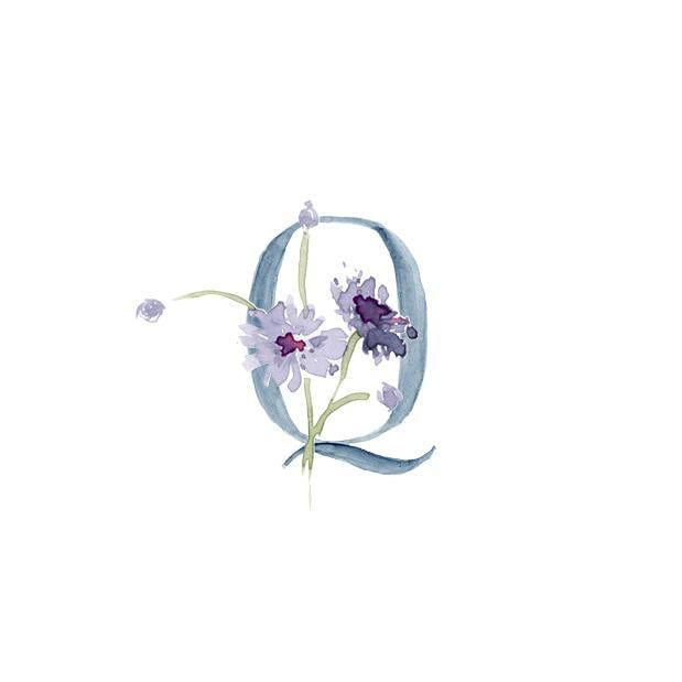 Wildflower Alphabet Notecard Set