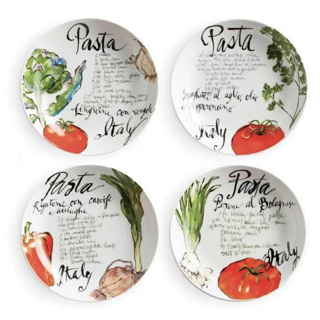 Pasta Italiana 4pc Bowl Set