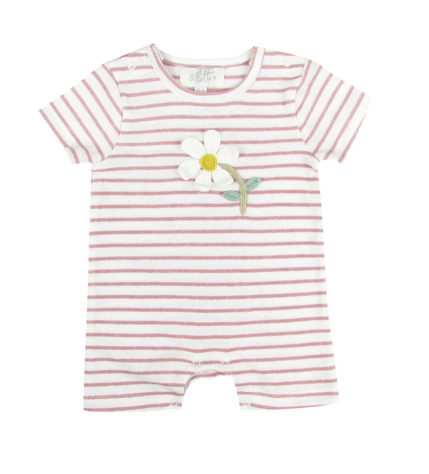 Crochet Summer Daisy Little Romper