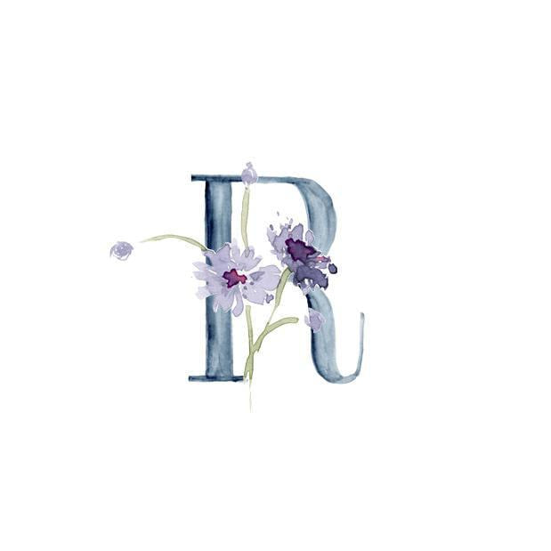 Wildflower Alphabet Notecard Set