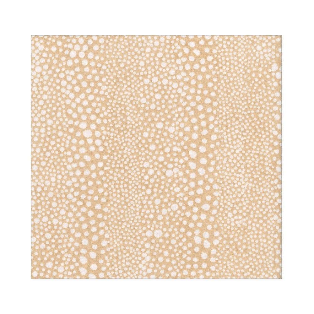 Pebble Paper Linen Luncheon Napkins | Beige