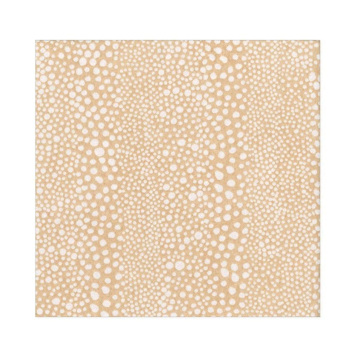 Pebble Paper Linen Luncheon Napkins | Beige