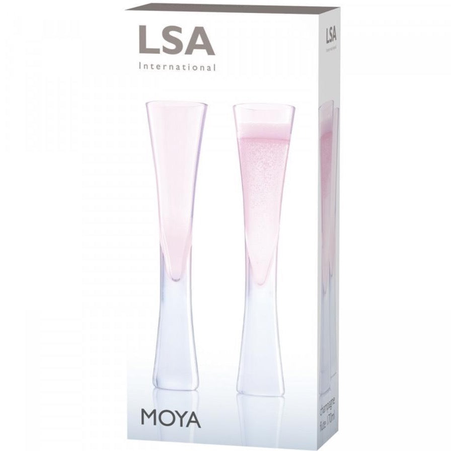 Moya Blush Champagne Flutes